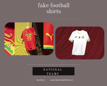 fake Ghana football shirts 23-24